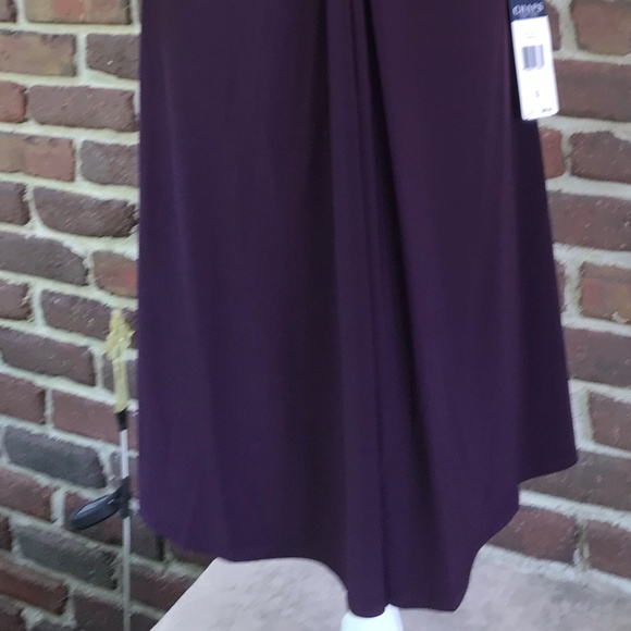 Chaps Ladies Small Dress NWT Aubergine - Picture 4 of 11